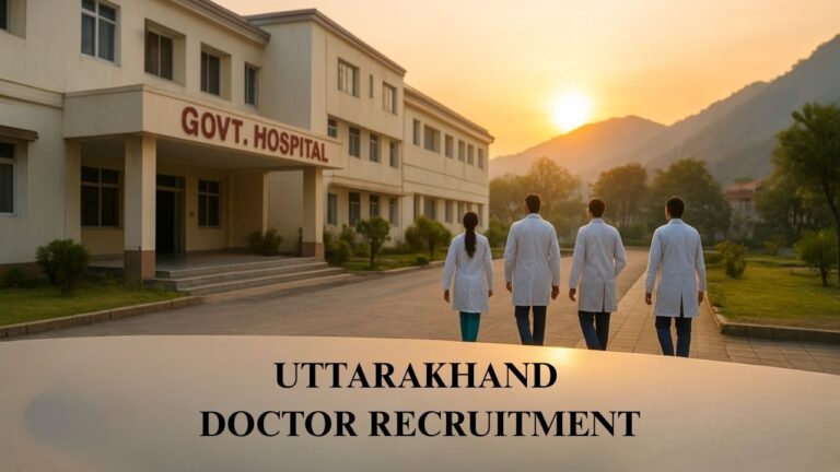 UTTARAKHAND DOCTOR RECRUITMENT