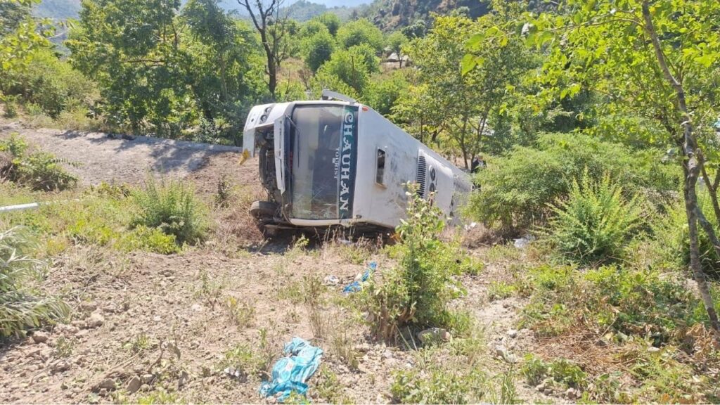 TEHRI BUS ACCIDENT