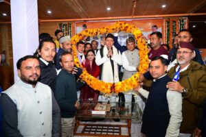 CM DHAMI BAGESHWAR VISIT