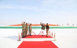 LARGEST KHADI TRICOLOR