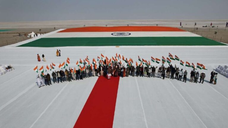 LARGEST KHADI TRICOLOR