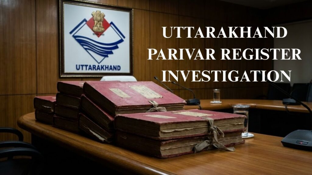 UTTARAKHAND PARIVAR REGISTER INVESTIGATION