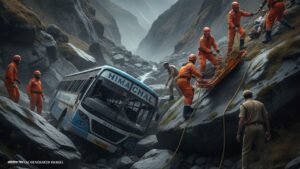 DEHRADUN HRTC BUS ACCIDENT