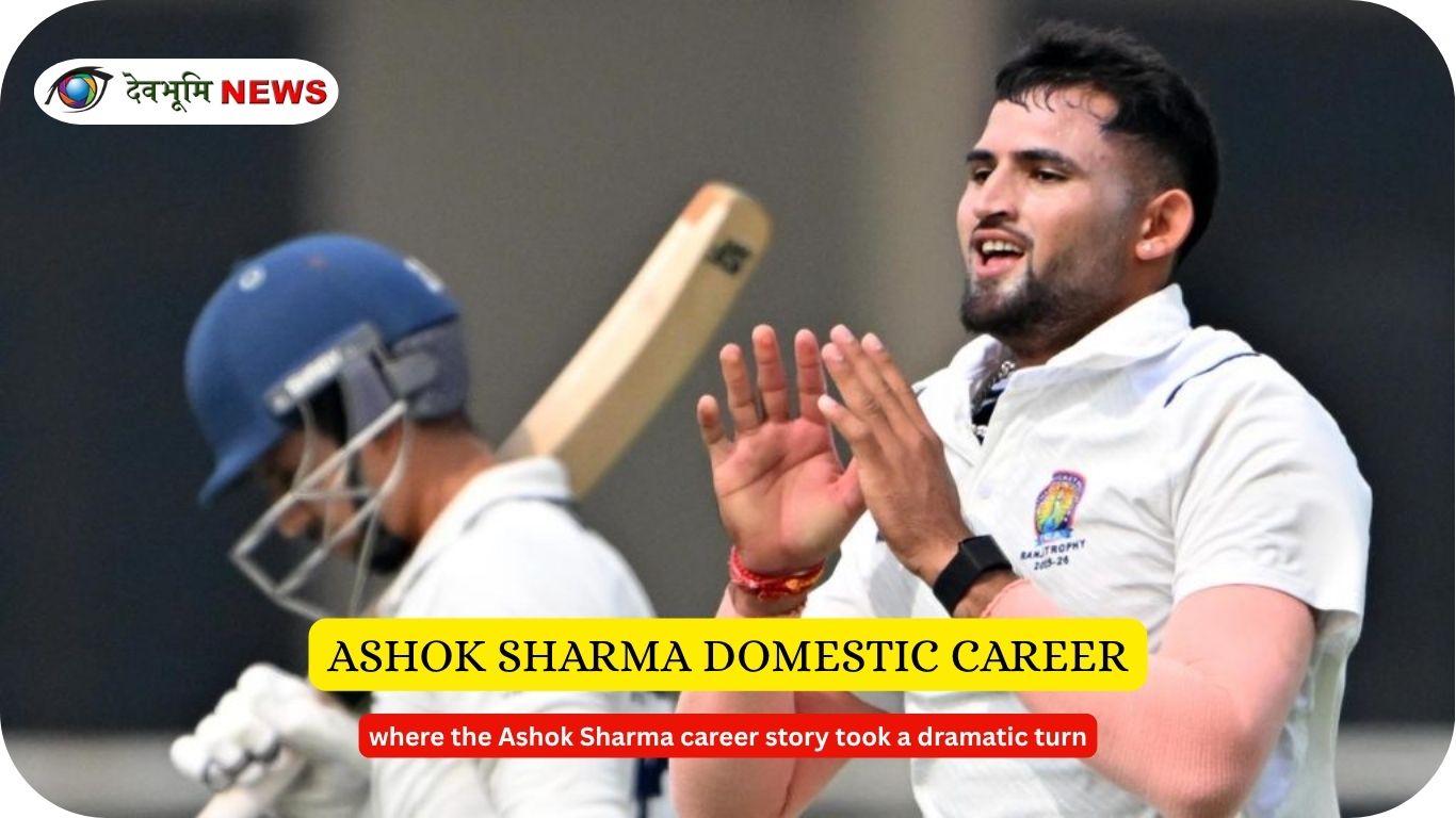 Ashok Sharma domestic career
