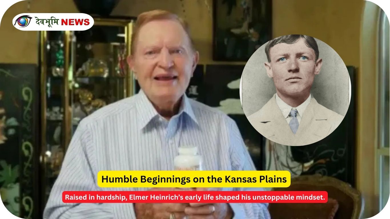 Elmer Heinrich childhood Kansas farm railroad boxcar early life image