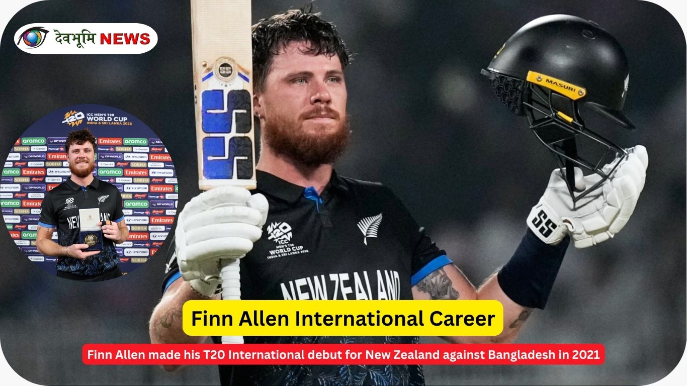 Finn Allen international Career