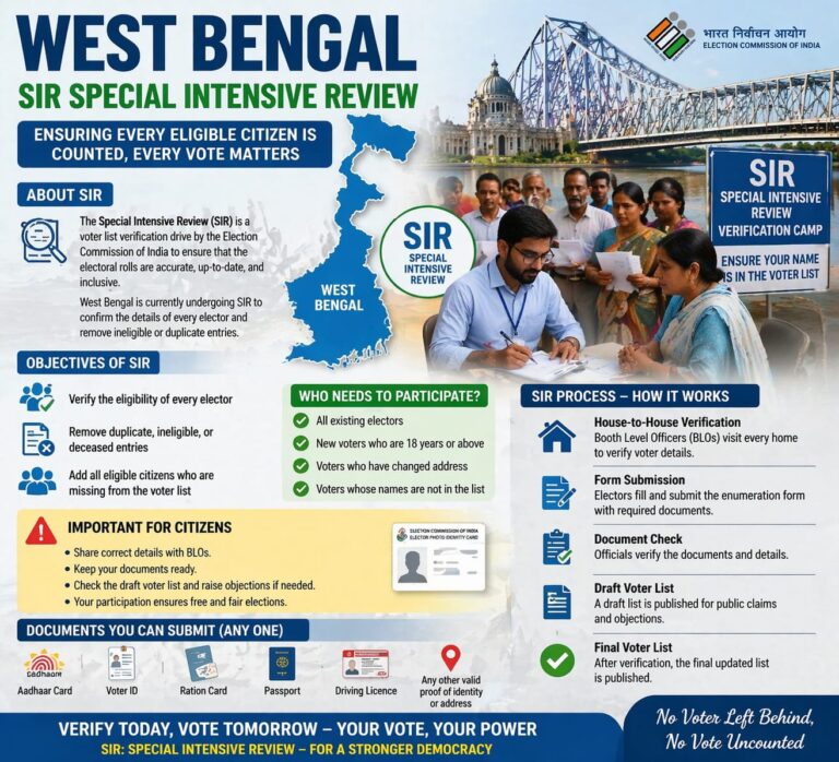 West Bengal SIR 2026 Everything You Need to Know About the Special Intensive Review