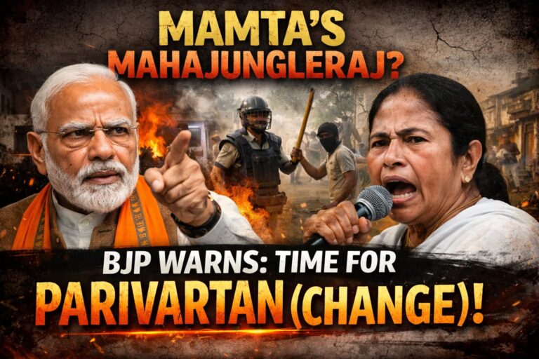 BJP vs MAMATA BANERJEE – The Biggest Political Clash of 2026