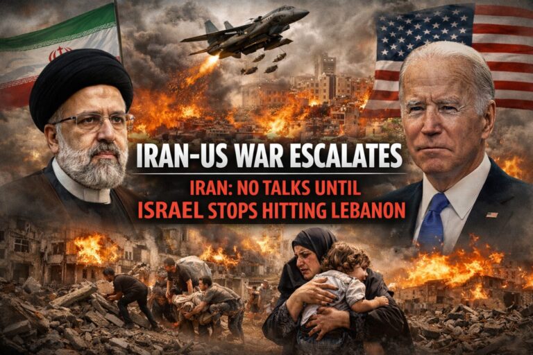 Iran Us war update -Iran warns Israel to Stop attacking Lebanon