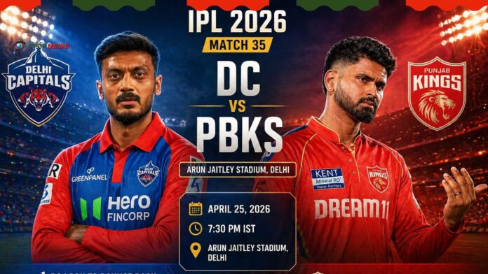 IPL 2026 Today’s Match: DC vs PBKS