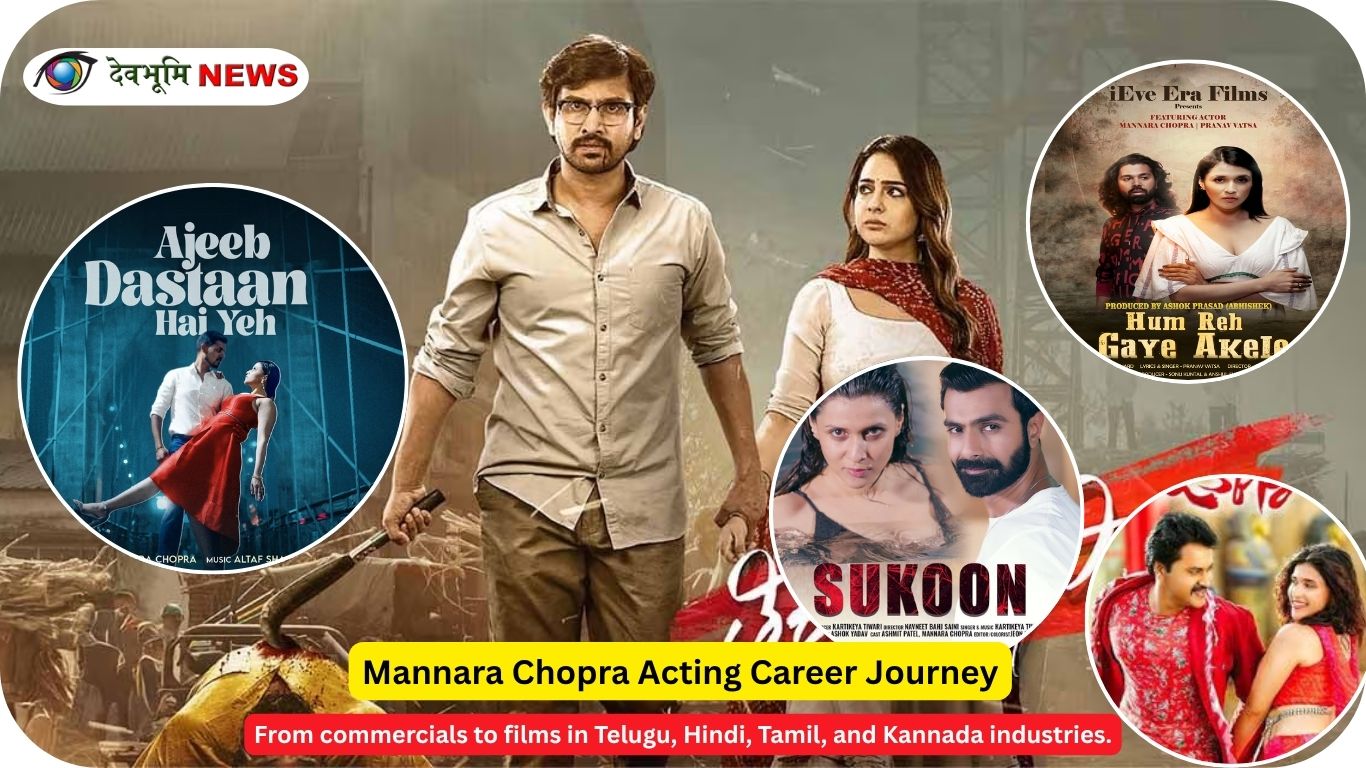 Mannara Chopra movie career in Bollywood and South Indian cinema