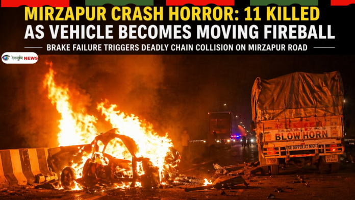 Mirzapur Crash Horror