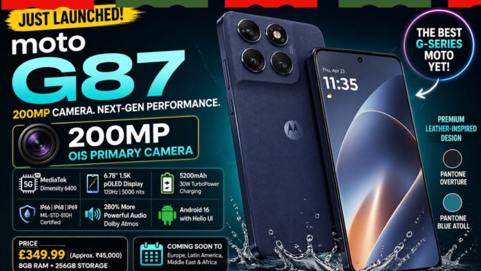 Motorola Launches Moto G87