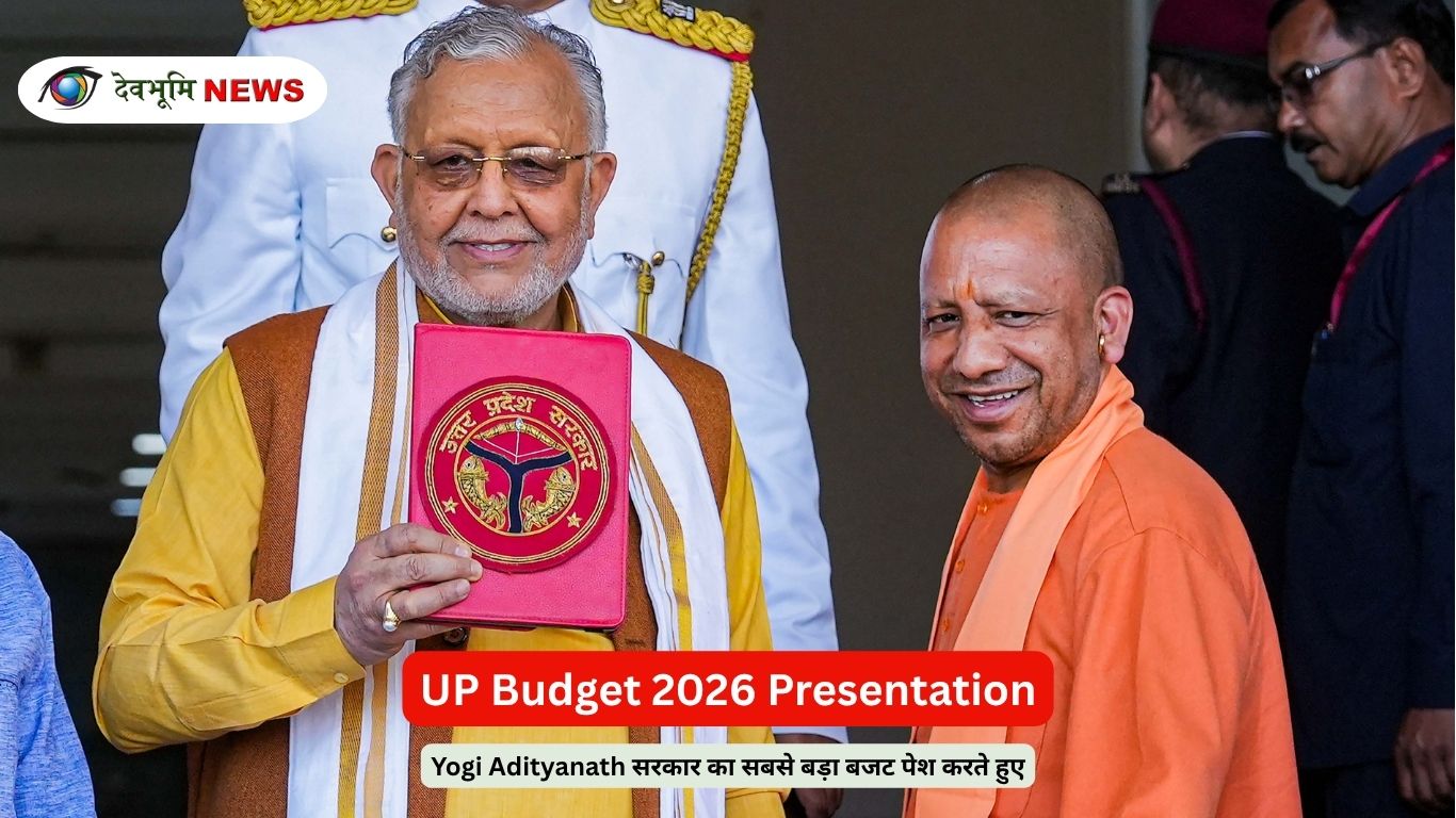 Suresh Kumar Khanna presenting UP Budget 2026 9.13 lakh crore assembly speech
