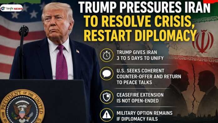 Trump Pressures Iran to Resolve Crisis