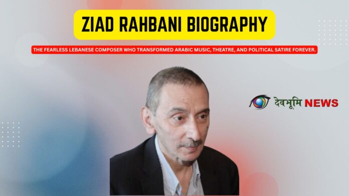 ziad rahbani biography