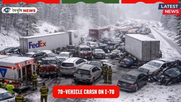 70-vehicle crash on I-70