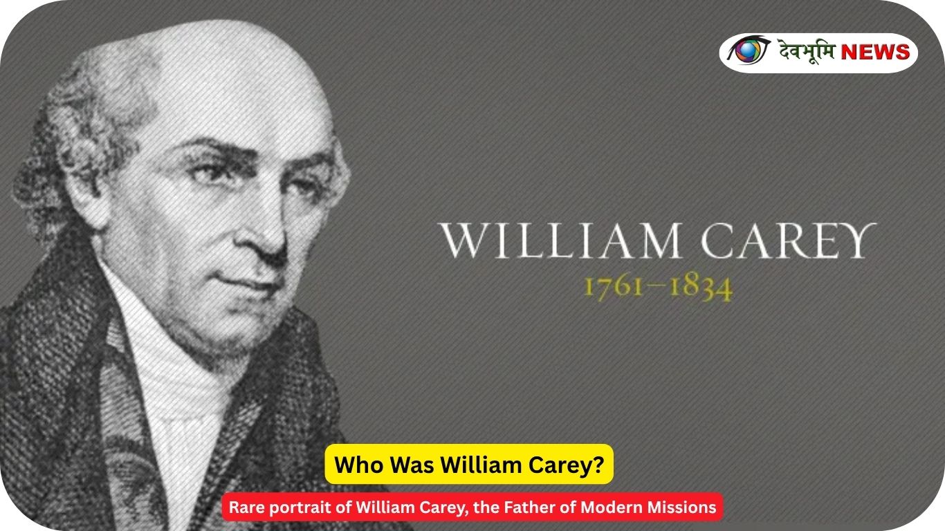 William Carey biography portrait image