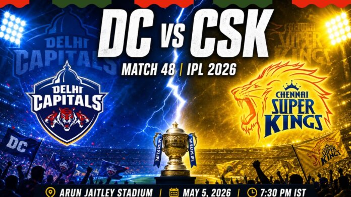 DC vs CSK Playing 11