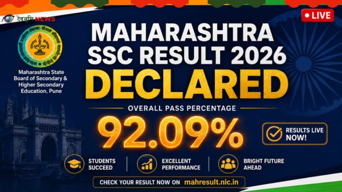 Maharashtra SSC Class 10 Result 2026 DECLARED