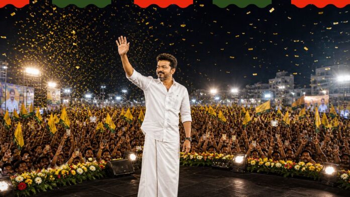 Vijay's TVK No. 1 Party in Tamil Nadu, But Short of Majority — What Happens Next