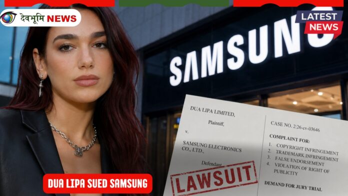 dua lipa sued samsung