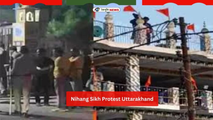 Nihang Sikh Protest Uttarakhand