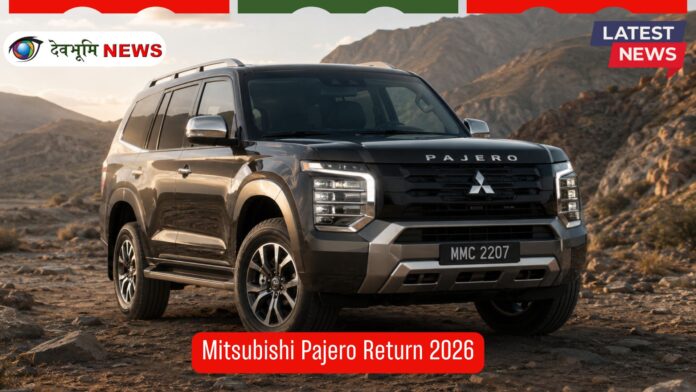 Mitsubishi Pajero Return 2026