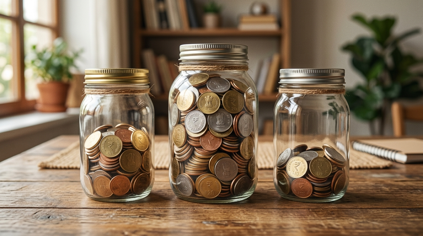50/30/20 Budgeting Rule jars allocation