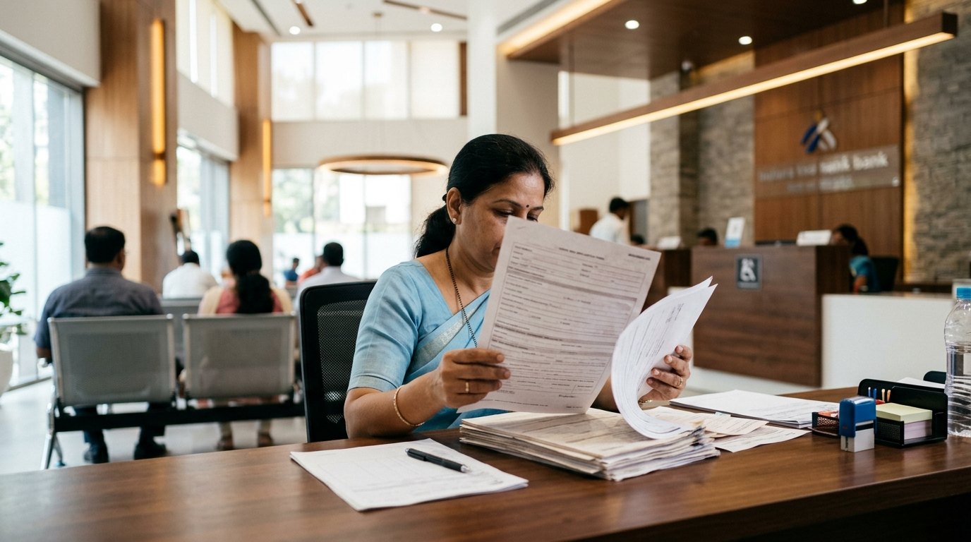 Aadhaar Seeding bank branch counter process