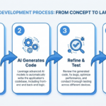 AI App Builder Steps Infographic