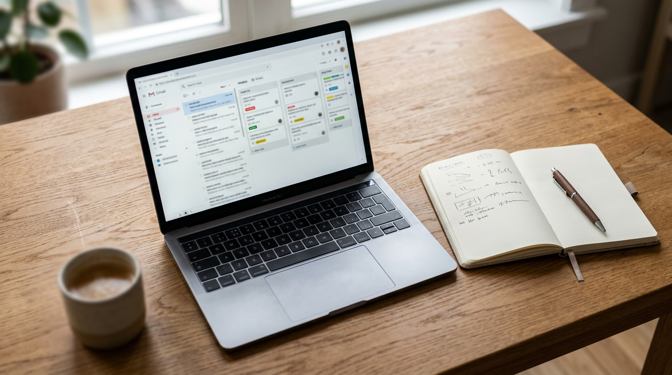 AI Job Application Tracker ka email inbox aur board setup