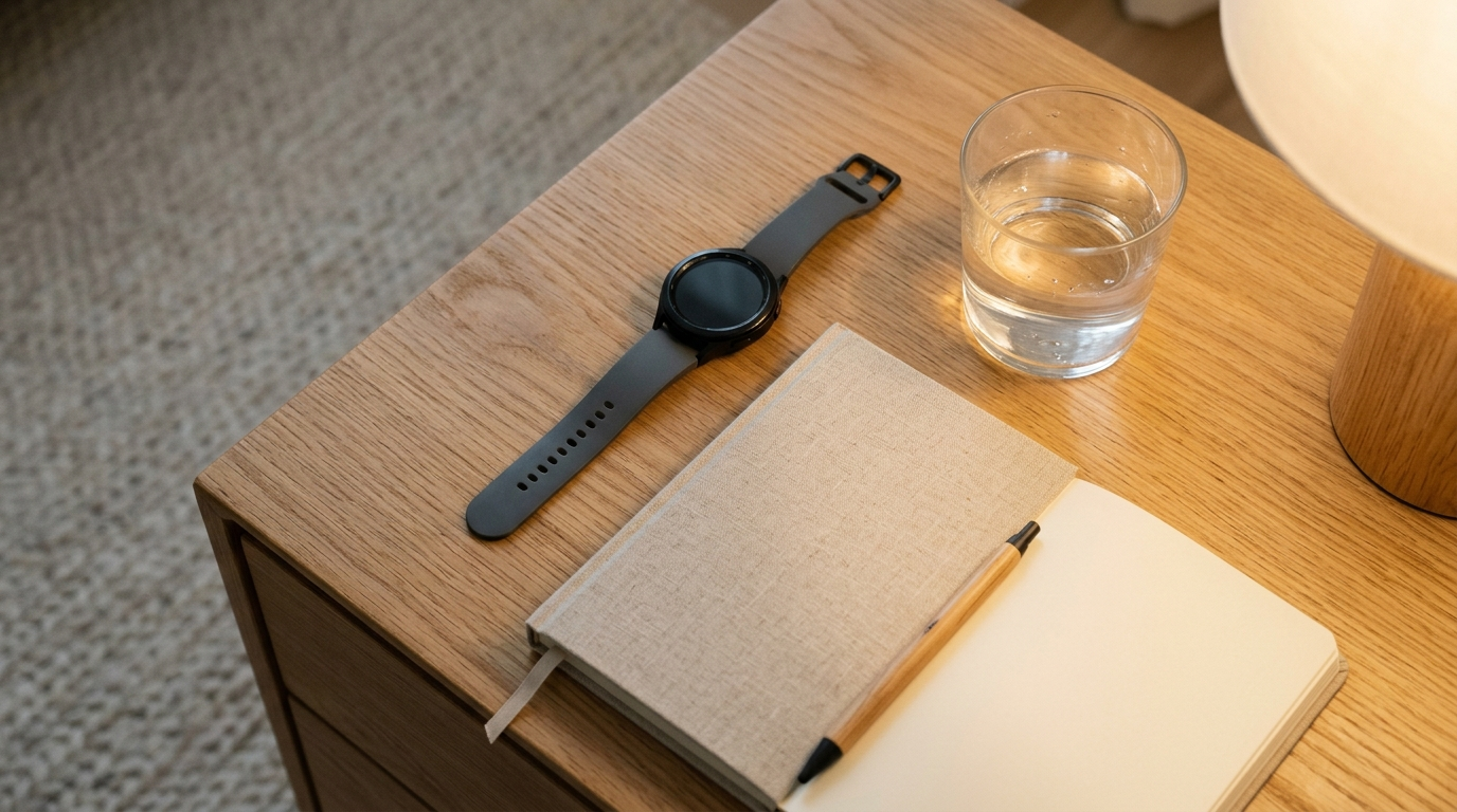 AI Sleep Tracking Analysis ka smartwatch aur sleep journal setup