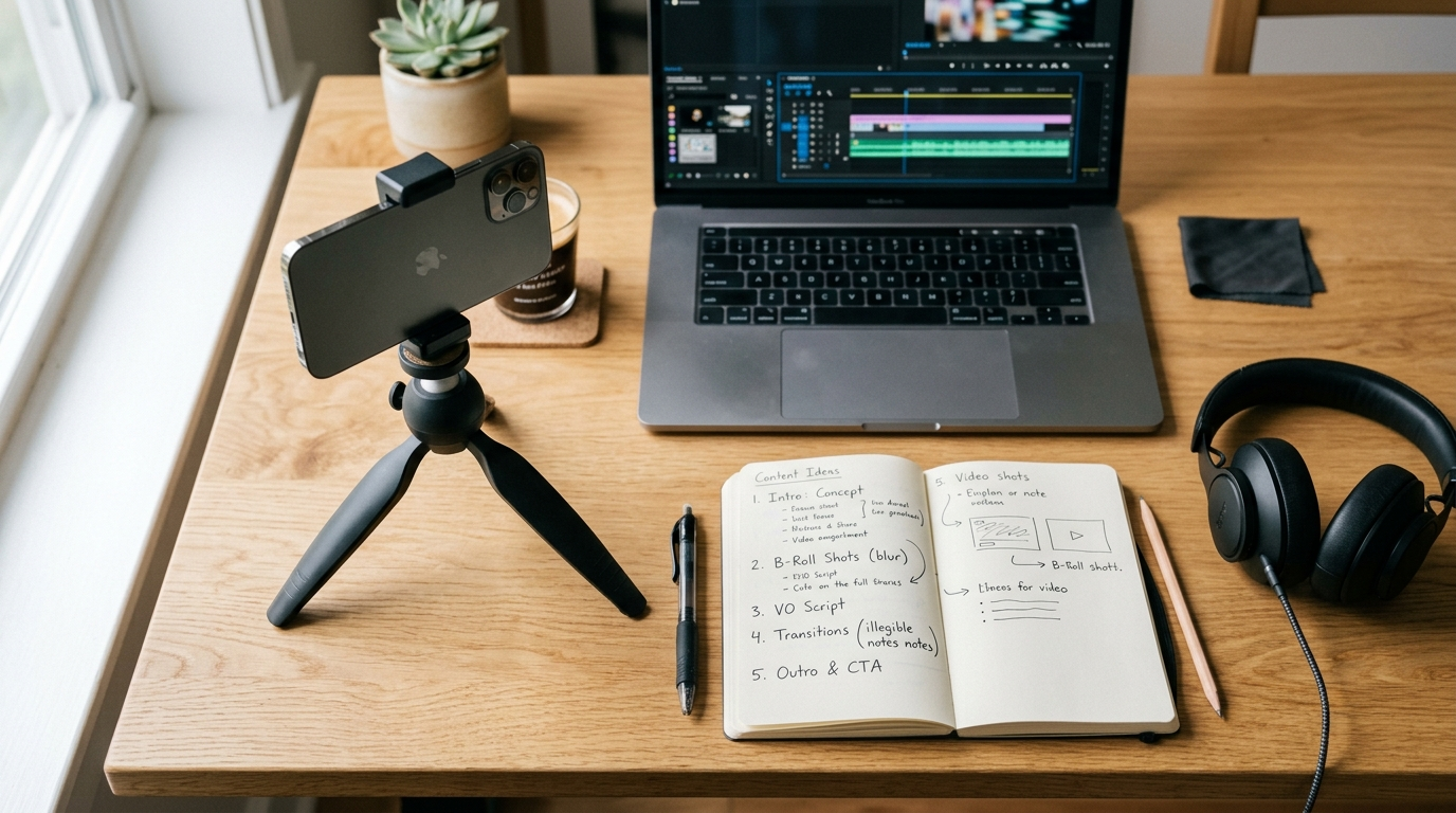 AI Tools for Content Creators ka video editing aur content planning setup