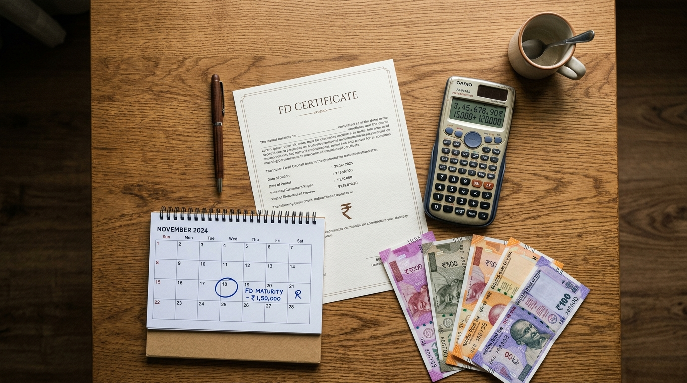 Bank FD Premature Withdrawal ka calculation FD certificate ke saath
