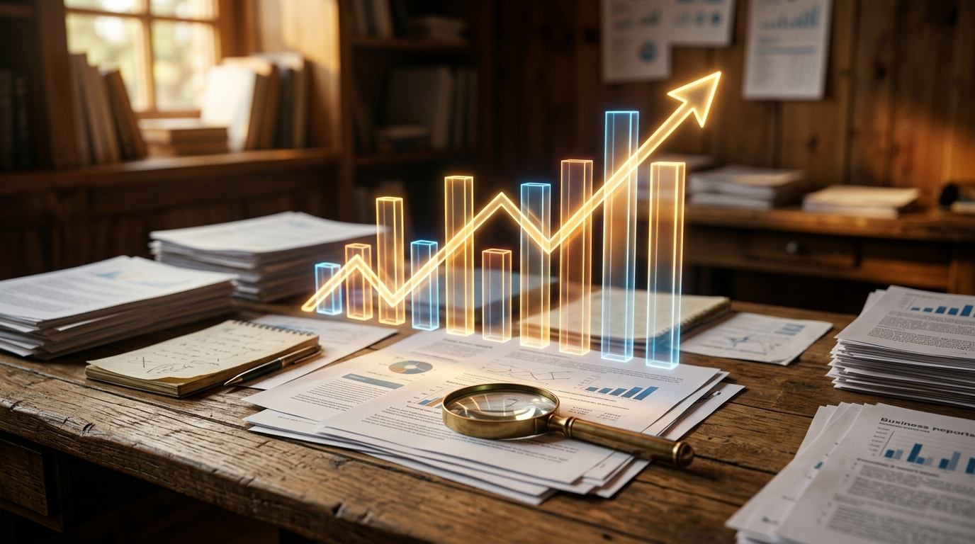 Business Analytics data visualization concept