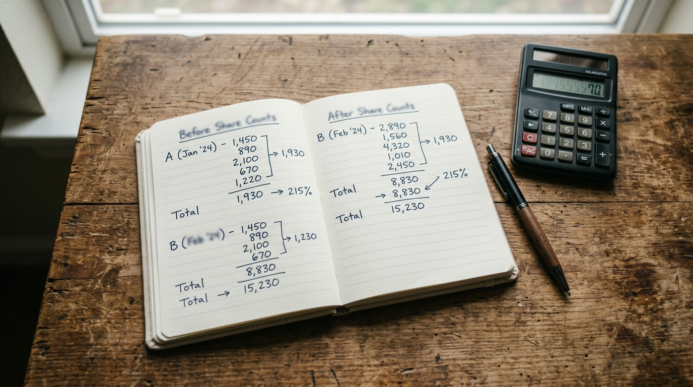 Buyback of Shares Explained ka EPS calculation notebook mein
