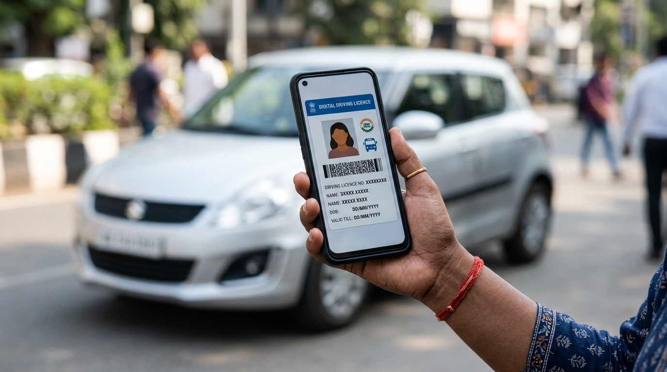 Driving Licence Apply digital DL smartphone