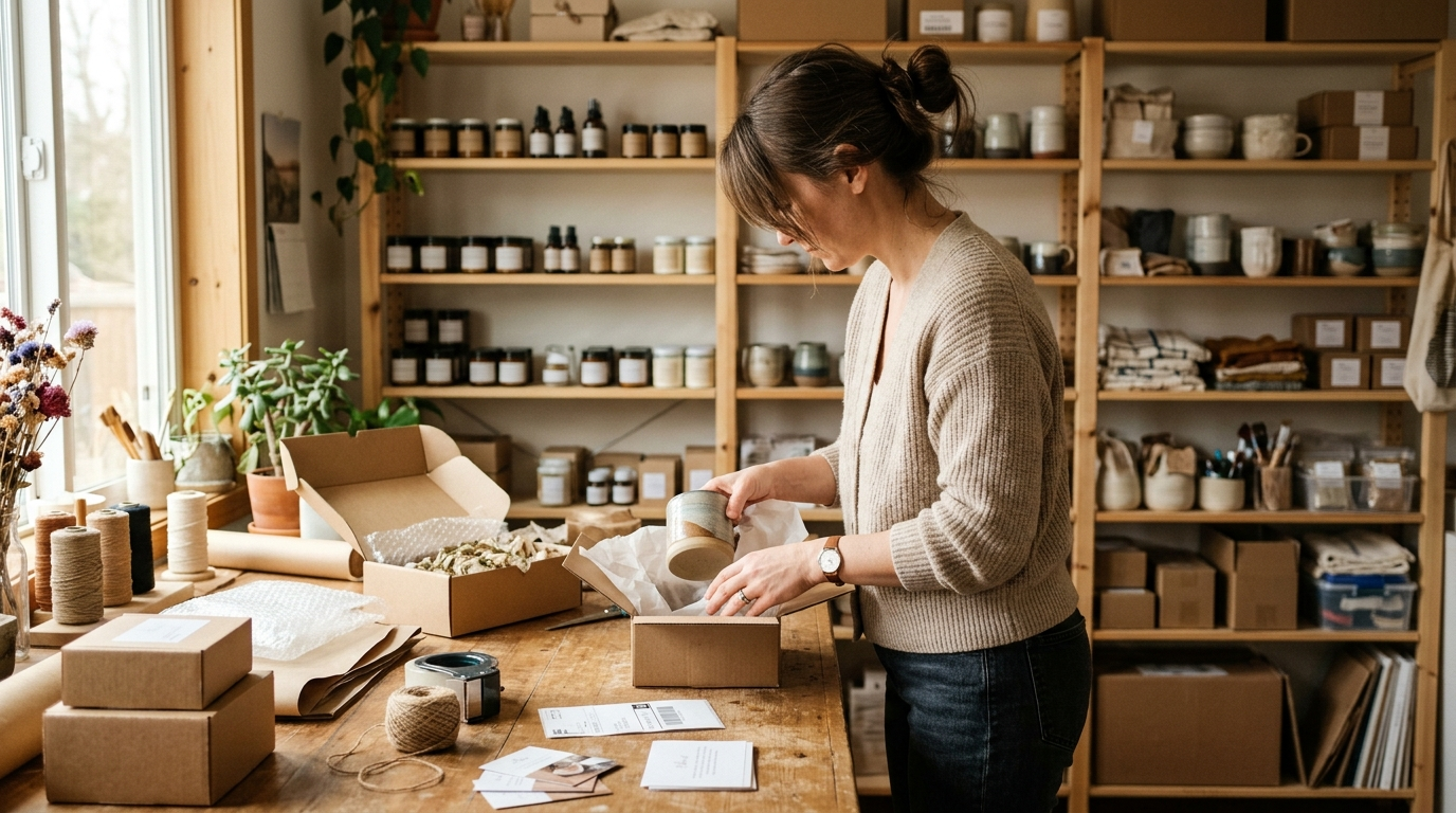 E-commerce Kya Hai seller packing products