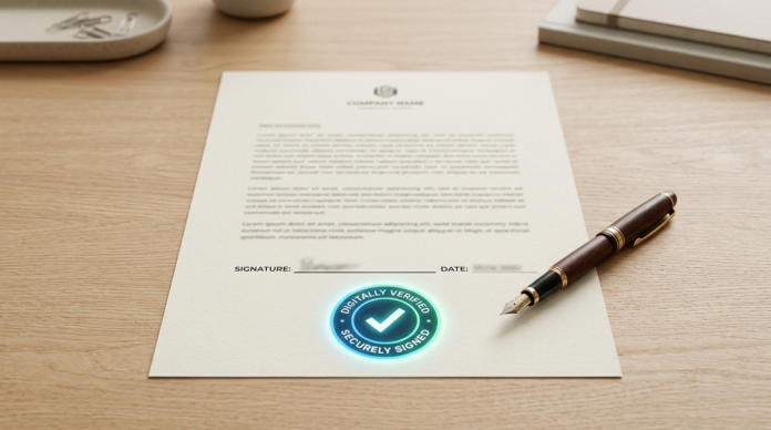 e-Sign digital signature document verification