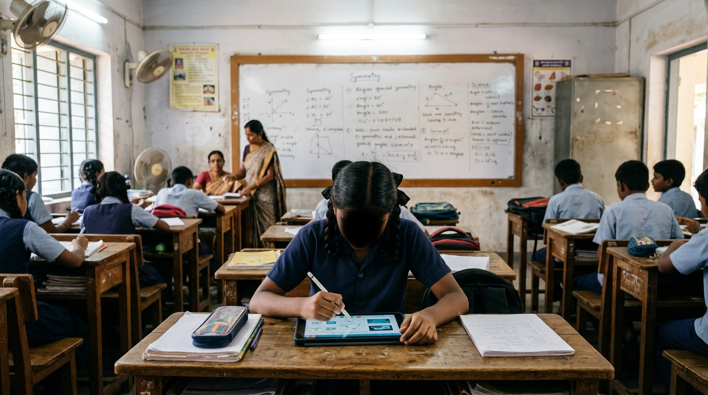 EdTech classroom tablet phygital learning