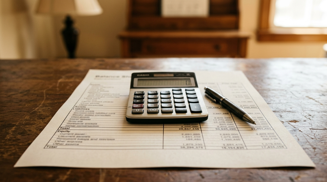 Enterprise Value कैलकुलेशन के लिए बैलेंस शीट और कैलकुलेटर
