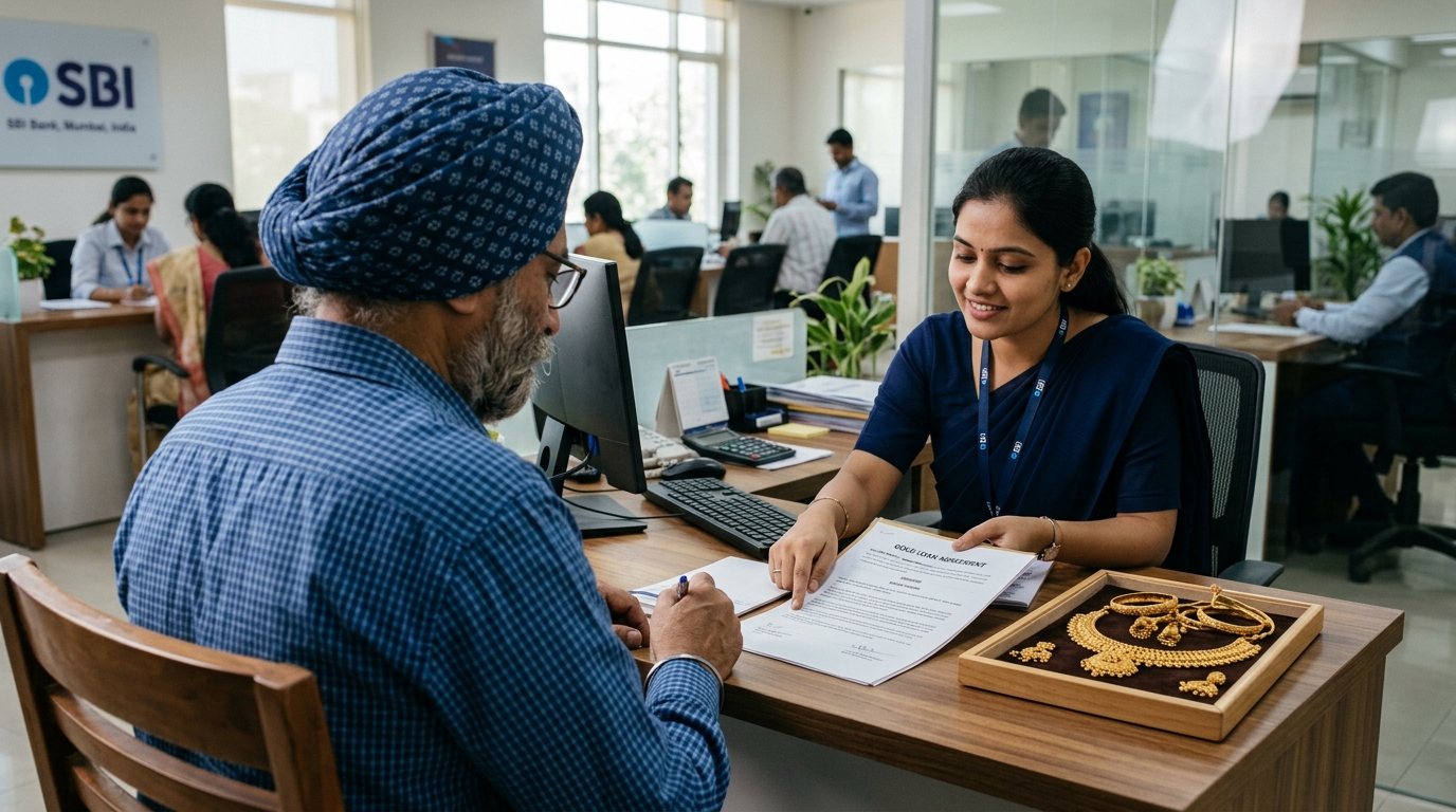 Gold Loan Guide में बैंक अधिकारी दस्तावेज समझाते हुए