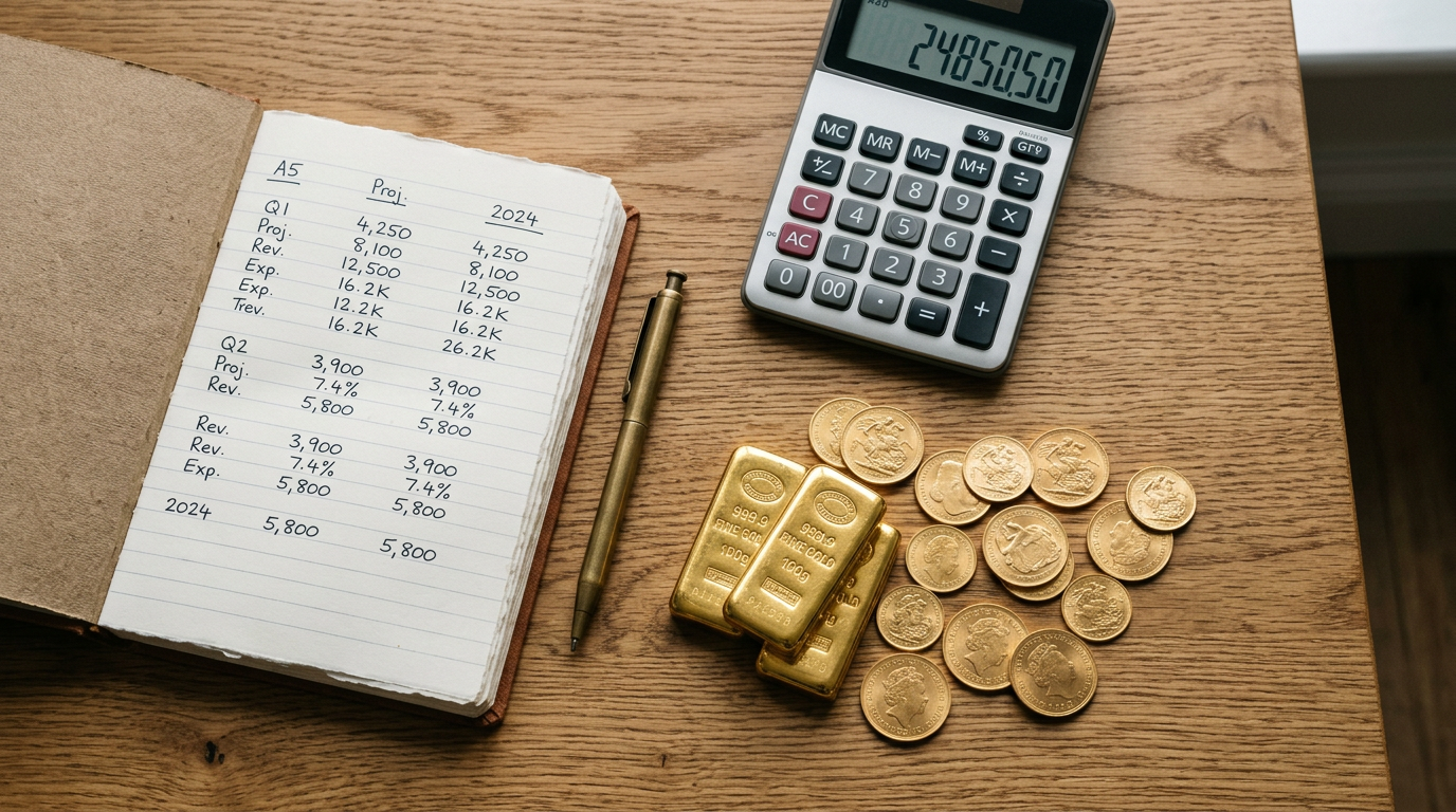 Gold Rate Prediction 2026 ke liye gold coins aur forecast notes