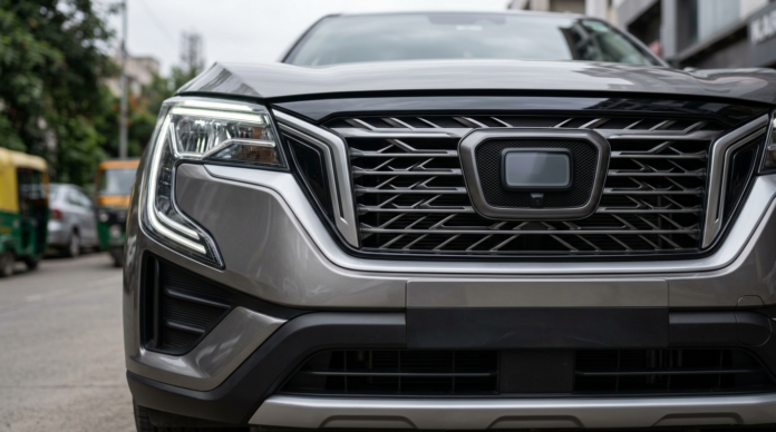 Adaptive Cruise Control क्या है, कार के रडार सेंसर का क्लोज़-अप