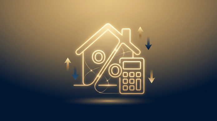 Home Loan Interest Rate 2026 EMI कैलकुलेशन इलस्ट्रेशन