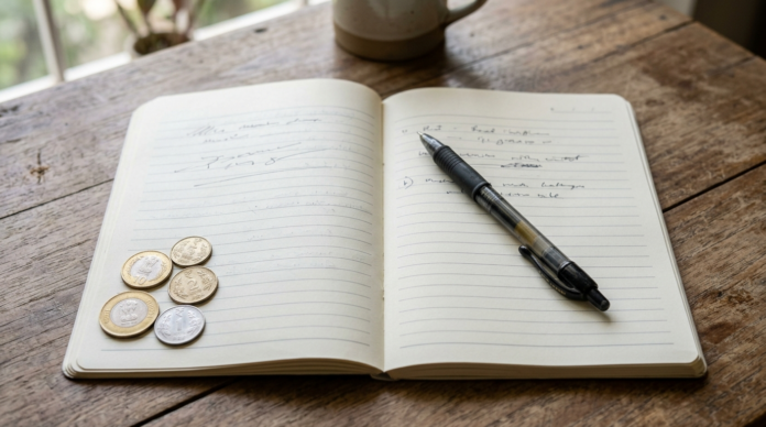 How to Save Money on a Low Salary budget notebook