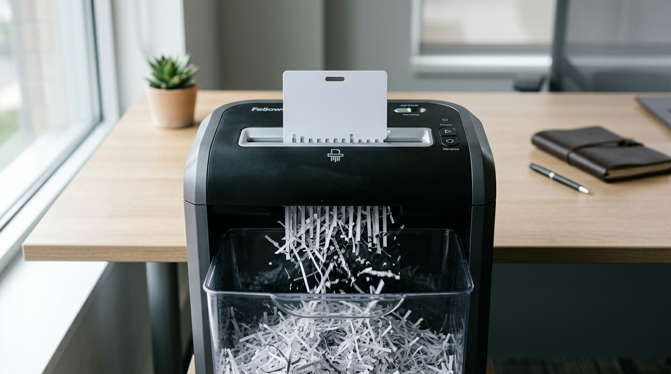 Identity Theft prevention document shredder
