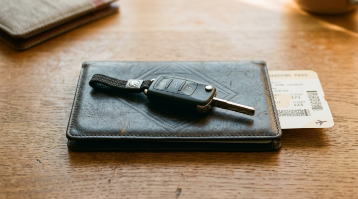 International Driving Permit car key travel documents