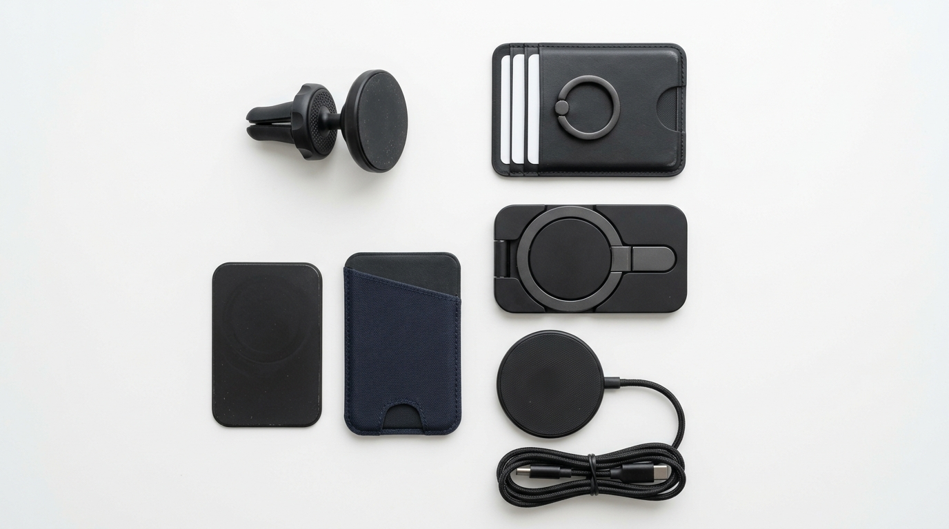 MagSafe Accessories Guide flat lay